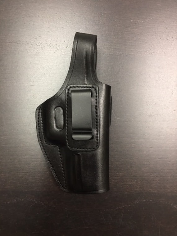 KM021 IWB レザー ベルト ホルスター、GLOCK 17 19 22 23 RH に適合