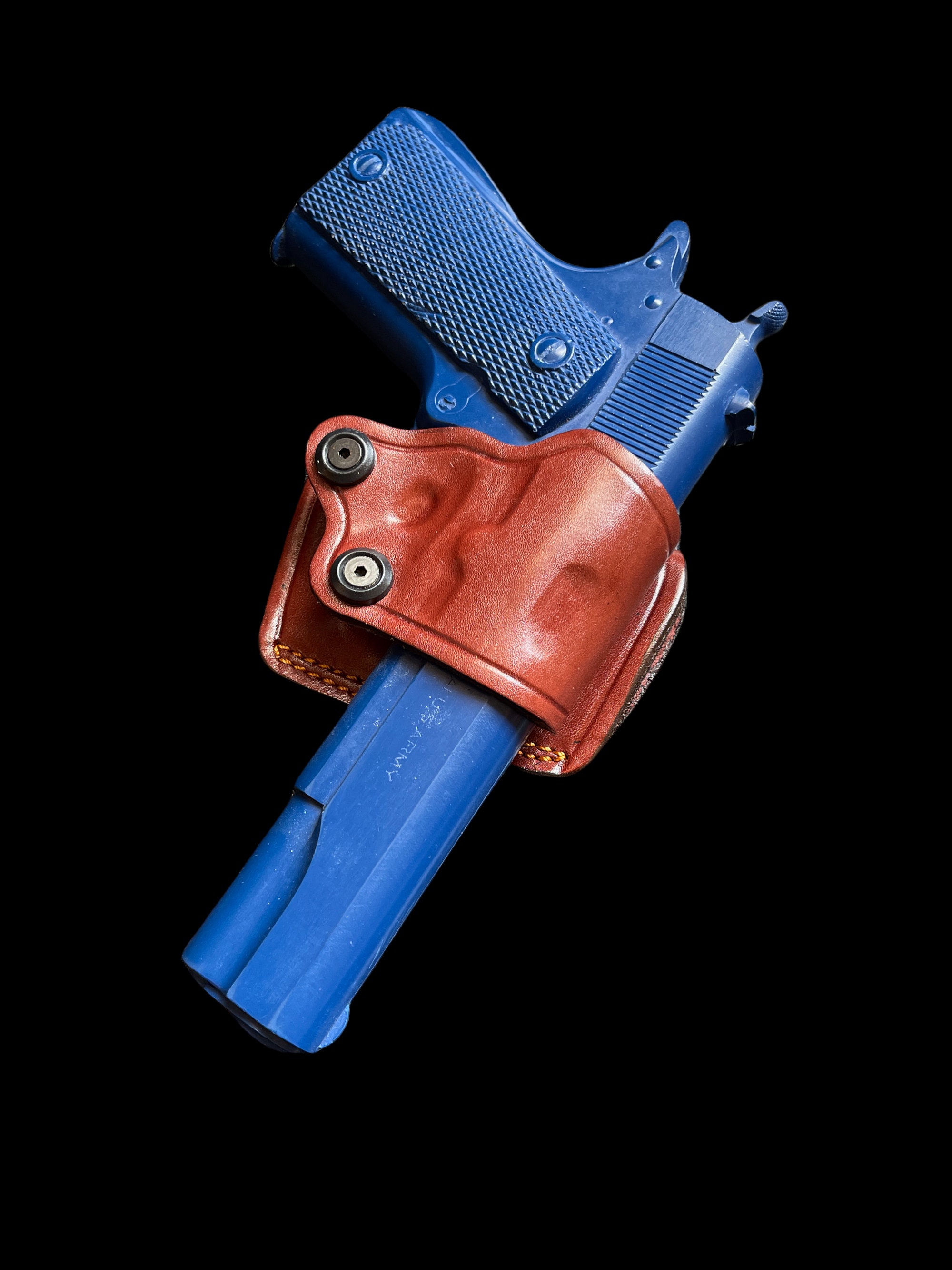 thumbnail image 2 of KINGDOM HOLSTER K039 Yaqui Slide Leather Belt Holster – Right Hand – Fits Colt 1911 Pistol 2 of 4