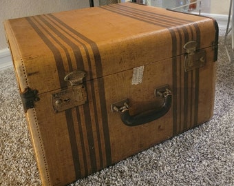 Louis Vuitton, Juego de neceser, maleta y funda de viaje (Circa 1900)