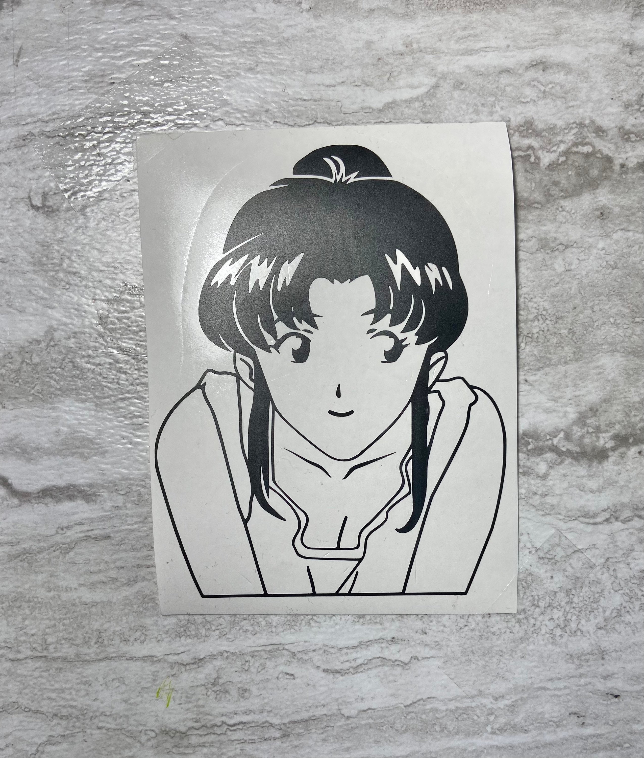 Evangelion decal Misato PenPen Car decal Laptop decal Etsy