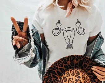 Middlefinger Uterus Roe v Wade Svg, Png, Eps, Pro Choice , Feminist Svg, Womens Right, Reproductive Rights Feminist,  Instant Download