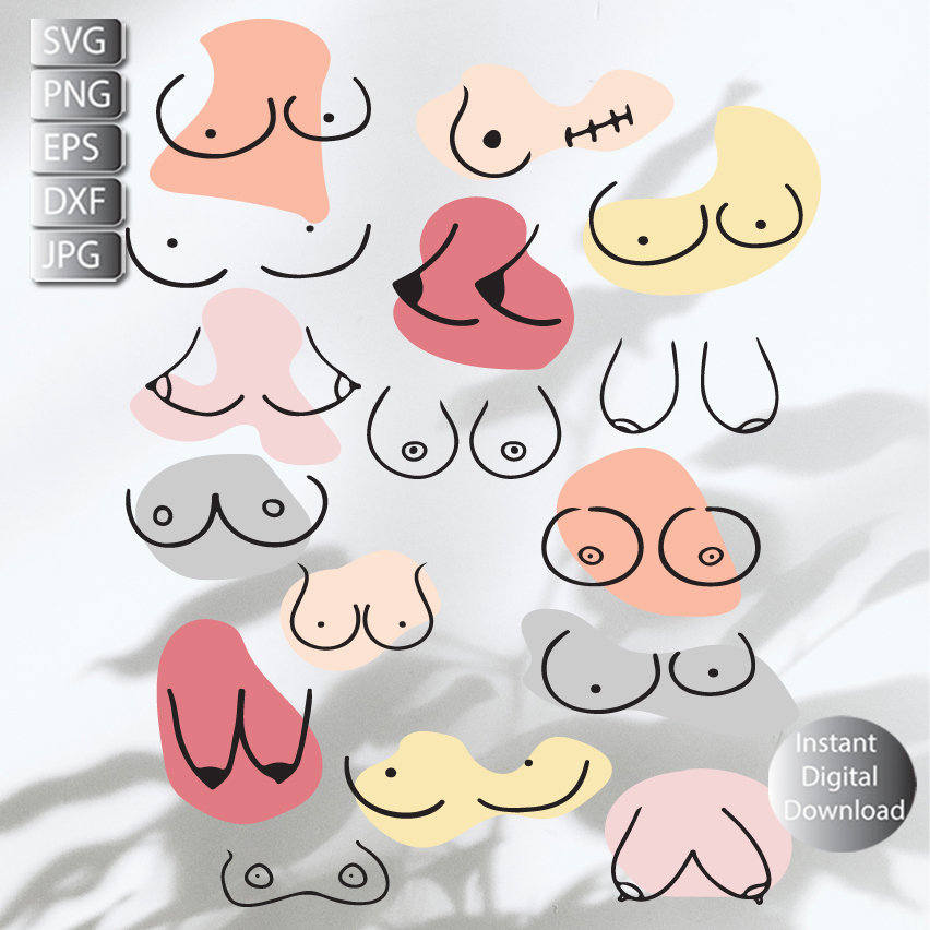 Types of women's breasts ,All boobs are good boobs svg,boobs svg, body svg, boobs svg png digital file -  Portugal