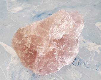 Raw Rose Quartz - Amazing coloring- Super Charged for Healing