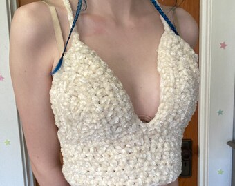 Fuzzy Crochet Top