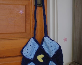 Crochet Moon Granny square Bag