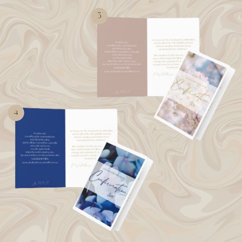 Printable Confirmation Day Greeting Cards Set of 6 Sacrament of ...