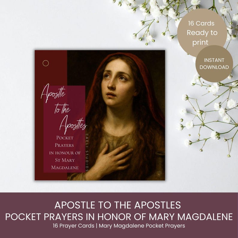 Mary Magdalene Printable Prayer Booklet 9-day Digital Catholic Prayers ...