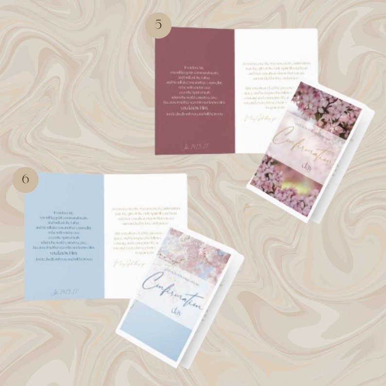 Printable Confirmation Day Greeting Cards Set of 6 Sacrament of ...