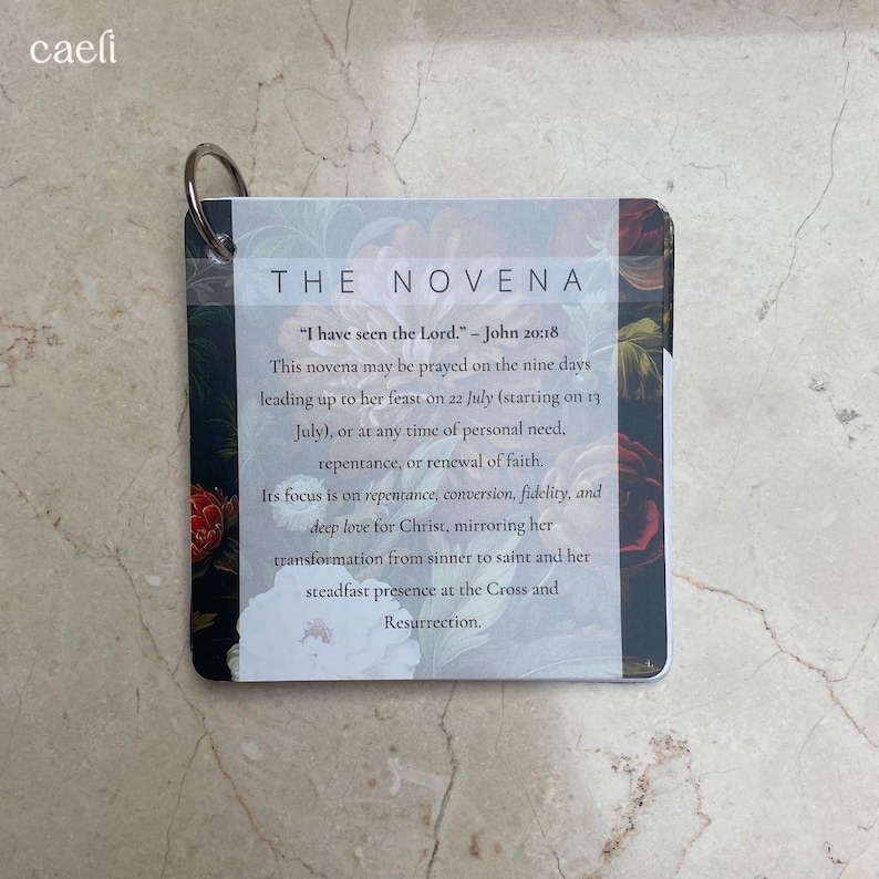 Mary Magdalene Printable Prayer Booklet 9-day Digital Catholic Prayers ...