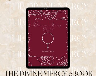 Divine Mercy eBook Catholic Prayer Book St Faustina Kowalska Catholic Confirmation How to Pray the Divine Mercy Novena Digital Prayer Cards