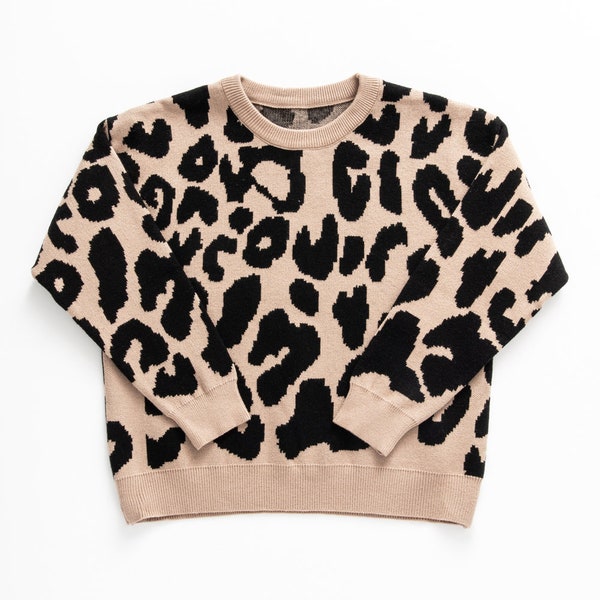 Leopard Sweater Etsy