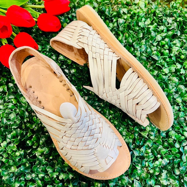 Huaraches artesanales mexicanos “Pachuco”/Huaraches para mujer hechos en Mexico