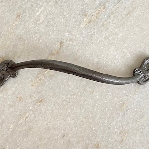 Cast iron handle, Kitchen cabinet handles, wardrobe handles, black cast iron handles, rustic cast iron handles, drawer pull, iron handles