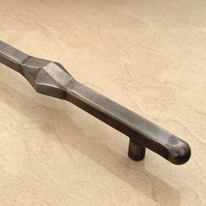 Iron Big Pipe &lt;&gt; handles, Kitchen cabinet handles, wardrobe handles, black iron handles, rustic iron handles, drawer pull, handmade handles