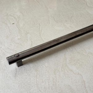 Handgjort järnrörshandtag – Industriell skåphandtag, Rustikt lådhandtag, Vintage möbelbeslag för kök, dörr och garderob