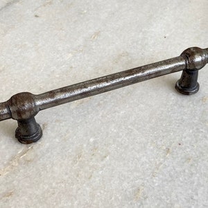 Cast iron handle, Kitchen cabinet handles, wardrobe handles, black cast iron handles, rustic cast iron handles, drawer pull, iron handles