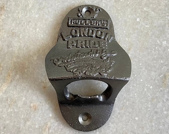 Cast Iron LONDON PRIDE small Bottle Opener Wall Mounted