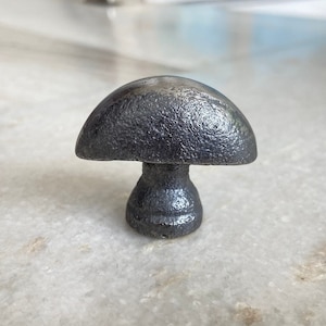 Cast iron knob, Kitchen cabinet knobs, wardrobe knobs, black cast iron knobs, rustic cast iron knobs, drawer knobs, cabinet pull