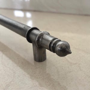 Iron Big Pipe handles, Kitchen cabinet handles, wardrobe handles, black iron handles, rustic iron handles, drawer pull, handmade handles