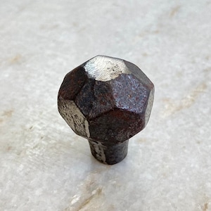 Vintage cast iron Football cabinet drawer door knobs, vintage knobs, rustic knobs, Black iron knobs, iron knobs, cast iron knobs