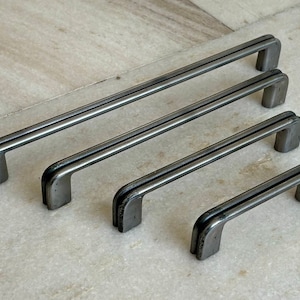 Iron handles, Kitchen cabinet handles, wardrobe handles, black iron handles, rustic iron handles, drawer pull, iron handles