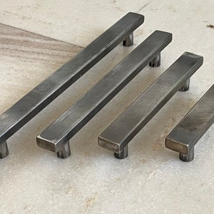 Iron Pipe handle, Kitchen cabinet handles, wardrobe handles, black iron handles, rustic iron handles, drawer pull, iron handles