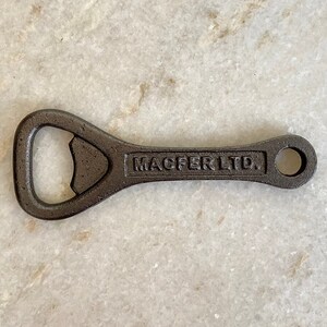 Cast Iron Bottle Opener, Black bottle opener
