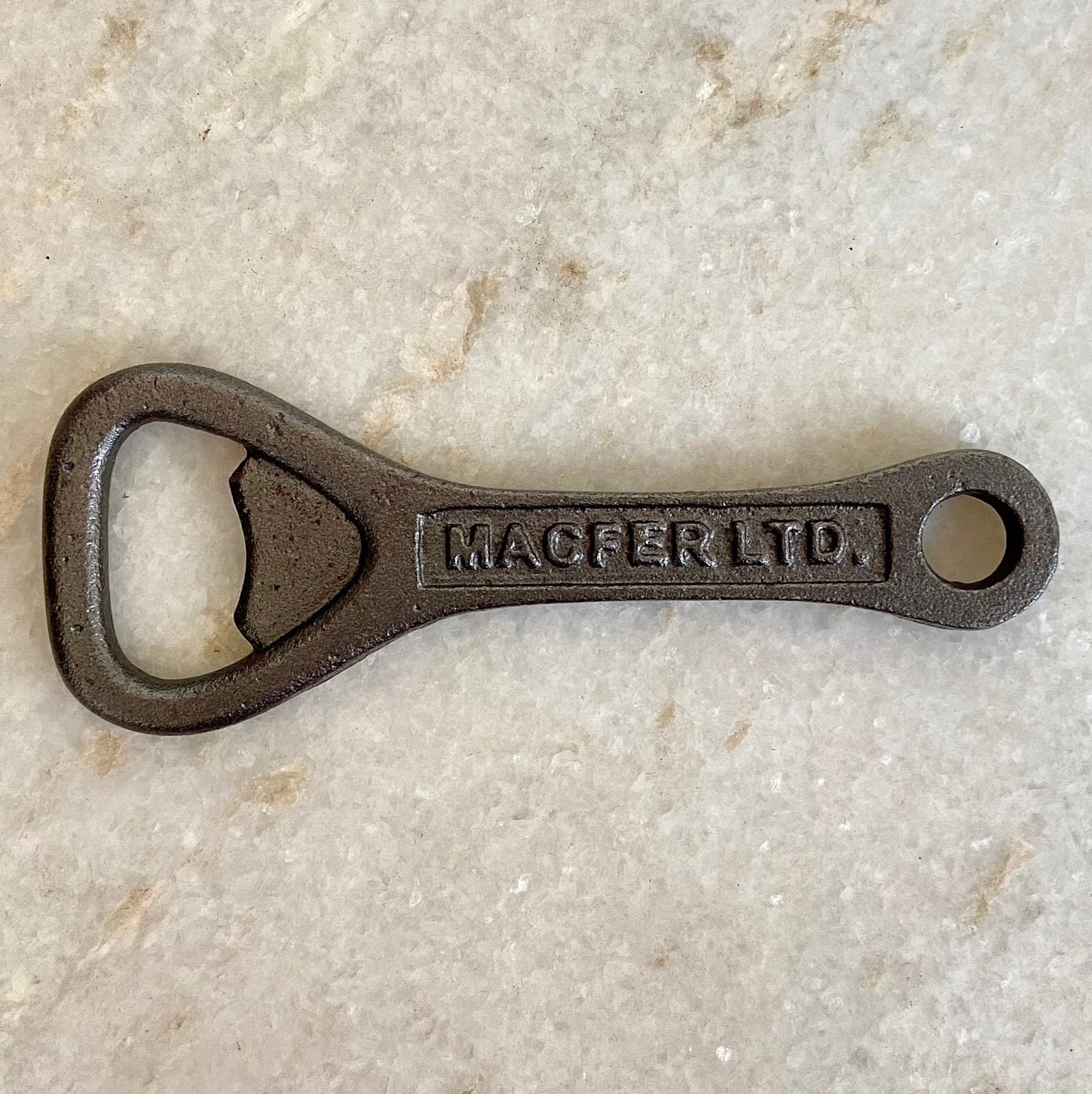 Cast Iron Bottle Opener, Black bottle opener