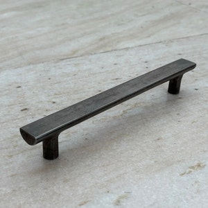 Iron D Pipe handles, Kitchen cabinet handles, wardrobe handles, black iron handles, rustic iron handles, drawer pull, handmade handles