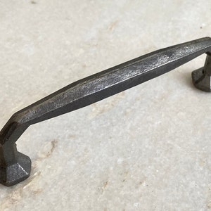Cast iron handle, Kitchen cabinet handles, wardrobe handles, black cast iron handles, rustic cast iron handles, drawer pull, iron handles