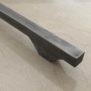 Iron Big Square Pipe handles, Kitchen cabinet handles, wardrobe handles, black iron handles, rustic iron handles,drawer pull,handmade handle