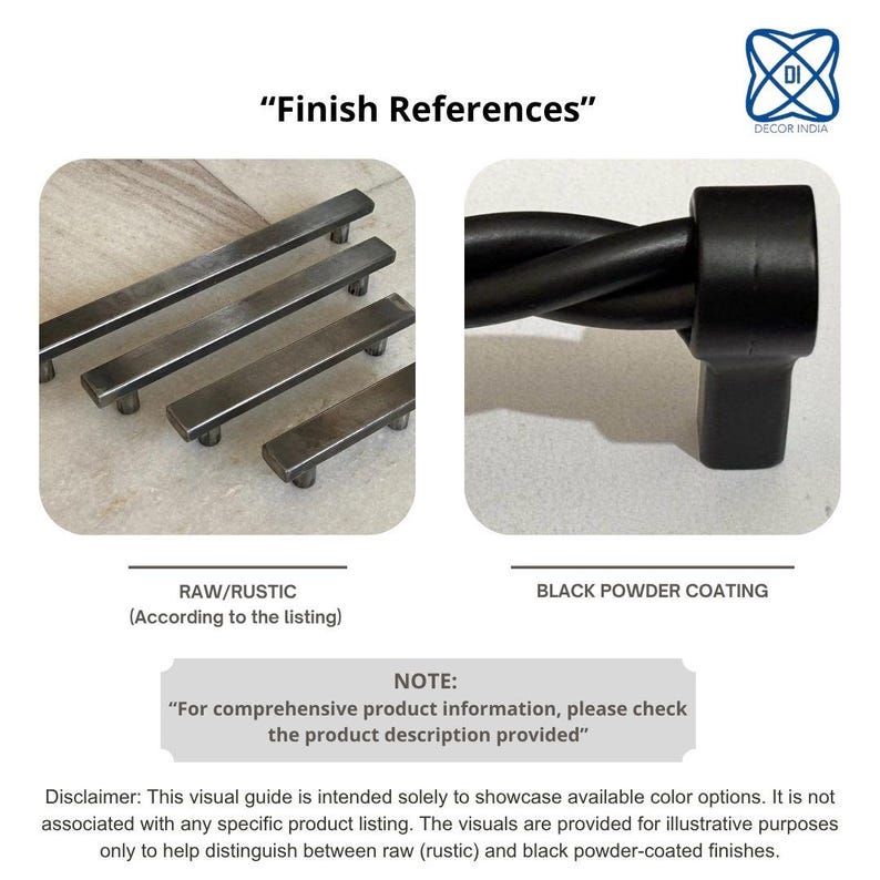 Picture Idea: Rustic Cast Iron Handle Kitchen Cabinet Drawer Pull Raw And