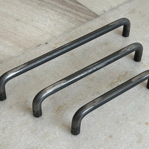 Iron handles, Kitchen cabinet handles, wardrobe handles, black iron handles, rustic iron handles, drawer pull, iron handles