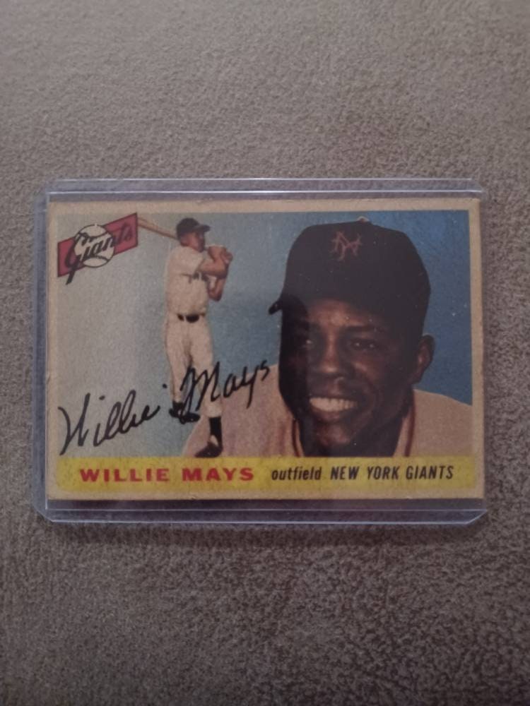 Vintage Willie Mays Baseball Card - Etsy