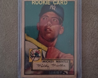 Mickey Mantle rookie baseball card #311 as shown.