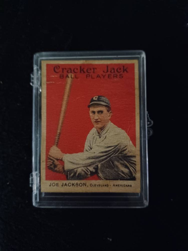 Shoeless Joe Jackson Baseball Card. Cracker Jack.undated. 