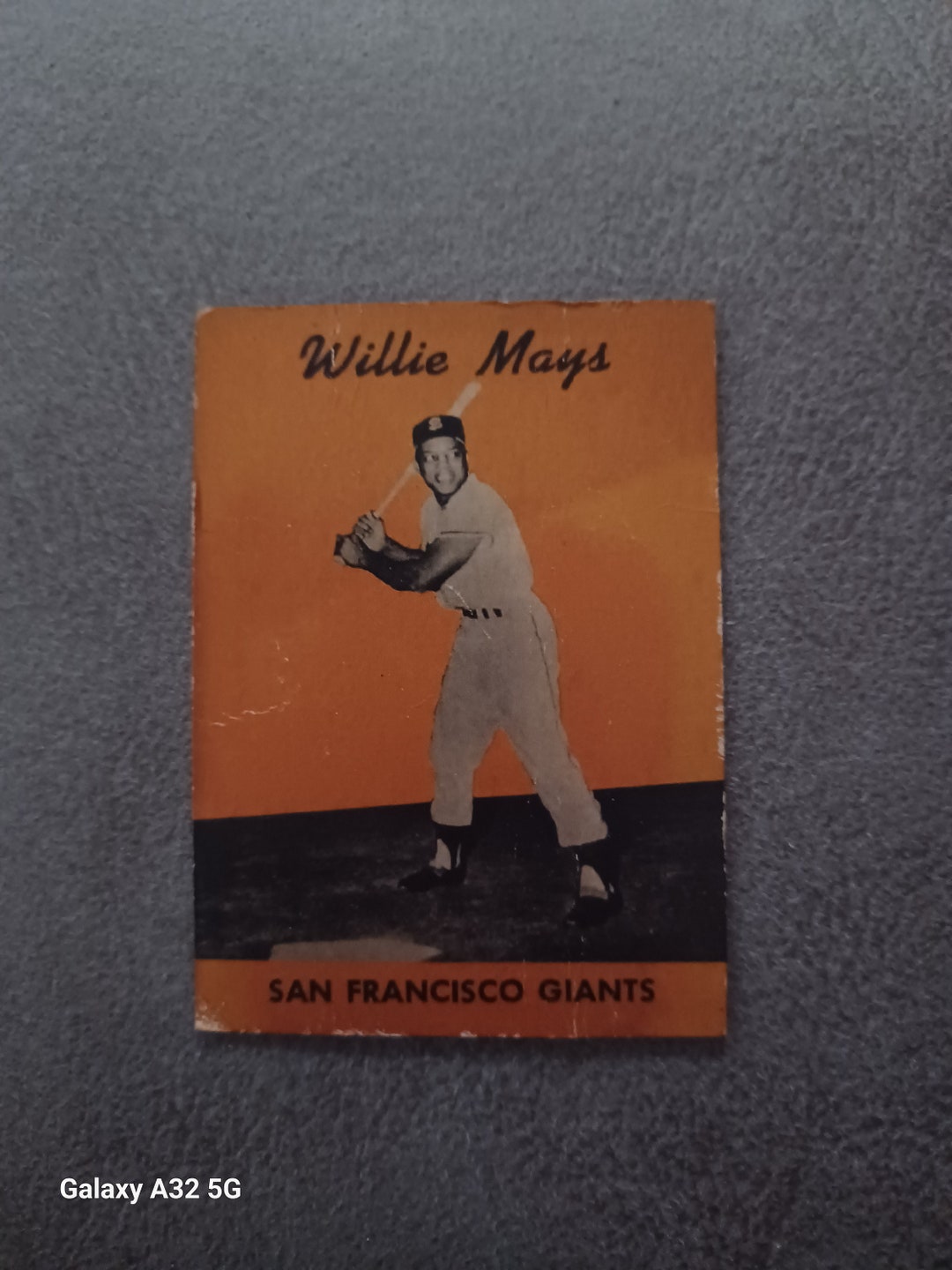 Willie Mays #1 Art Card – Signed By John Rudolph, Limited #/100, 2023 Mowwow Media