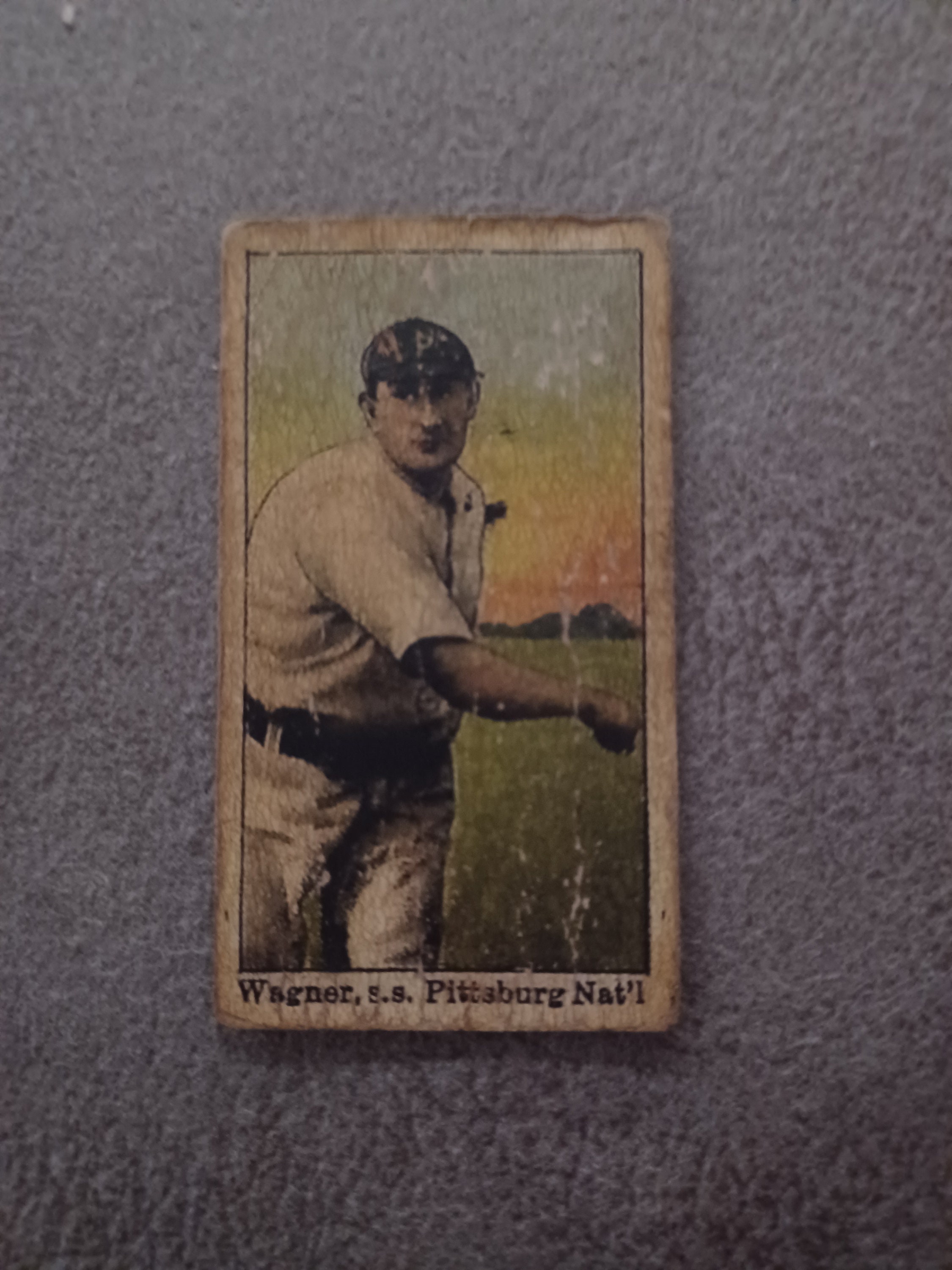Graded Honus Wagner 1909 T206 custom remake Baseball card
