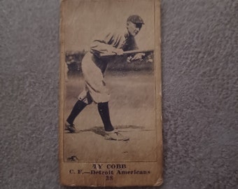 Ty cobb baseball card as shown. Mfr. Sporting News. Undated.