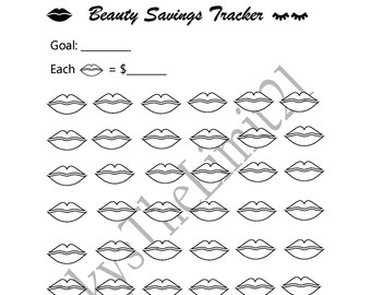 Beauty Savings Tracker| Create A Budget That Is Right For You| Money Saving Challenge