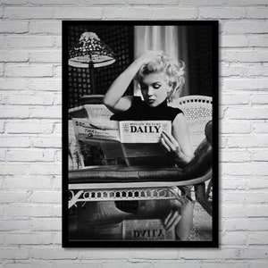 Marilyn Monroe vintage photograph - retro wall art - Marilyn Monroe photo print - Old Hollywood posters - Housewarming gift ideas