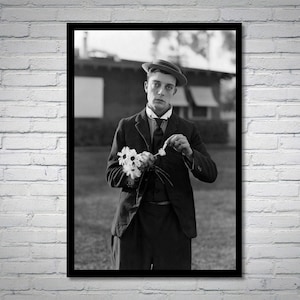 Buster Keaton vintage photograph - retro wall art - Buster Keaton photo print - Old Hollywood posters - Housewarming gift ideas