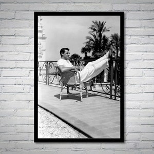 Cary Grant vintage photograph - retro wall art - Cary Grant photo print - Old Hollywood elegant posters - Housewarming gift ideas