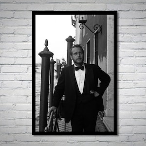 Paul Newman vintage photograph - retro wall art - Paul Newman photo print - Old Hollywood elegant posters - Housewarming gift ideas