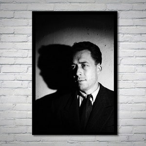 Albert Camus vintage photograph - retro wall art - Albert Camus photo print - Iconic posters - Housewarming gift ideas - inspirational gifts