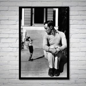 Buster Keaton OFERTA SPECJALNA fotografia vintage - 16x20''/40 x 50 cm - Wydruk zdjęcia Buster Keaton - Stare plakaty Hollywood - Prezent na parapetówkę