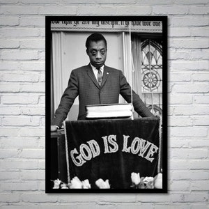 James Baldwin Vintage Fotografie - Retro Wandkunst - James Baldwin Fotodruck - Kultiges Poster - Einweihungsparty Geschenkidee - Inspirierendes Geschenk
