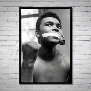 Muhammad Ali vintage photograph - retro wall art - Muhammad Ali photo print - Iconic poster - Housewarming gift ideas - inspirational gifts