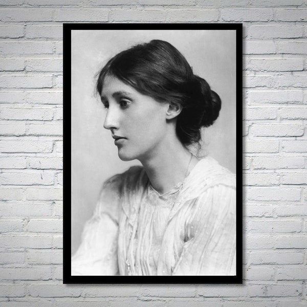 Virginia Woolf vintage photograph - retro wall art - Virginia Woolf photo print - Iconic poster - Housewarming gifts - inspirational gift