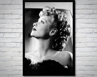 Lucille Ball vintage photograph - retro wall art - Lucille Ball photo print - Old Hollywood posters - Housewarming gift ideas